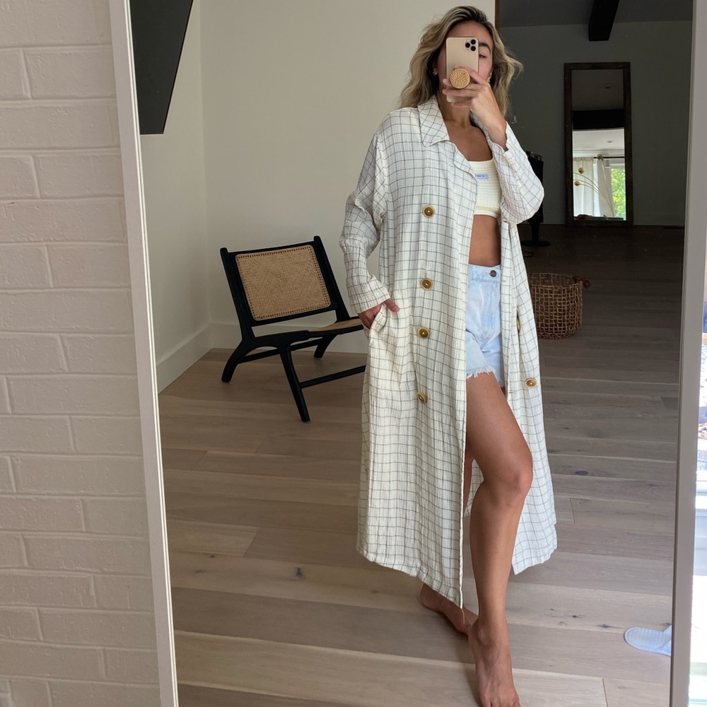 FP Light weight long trench